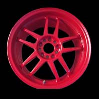 repair red alloy wheel
